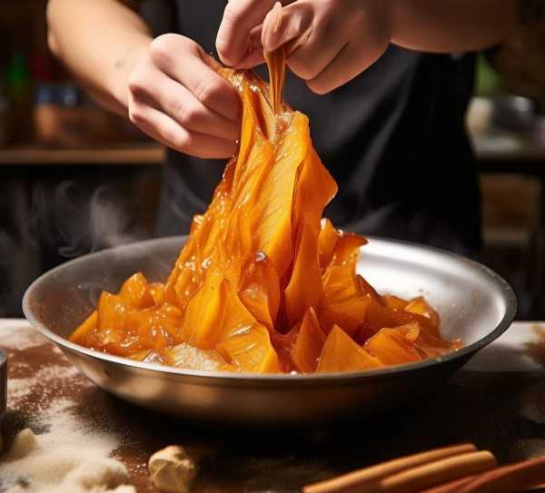 溯源美食，探寻拔丝地瓜的地理印记与制作工艺