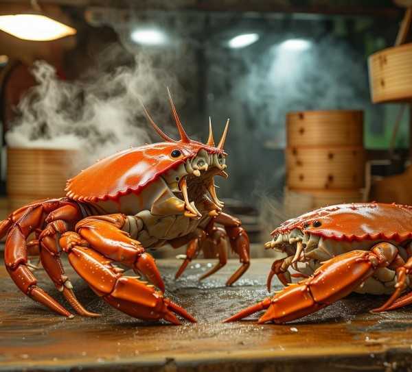 大闸蟹公母争霸，谁才是餐桌上的美味之王？