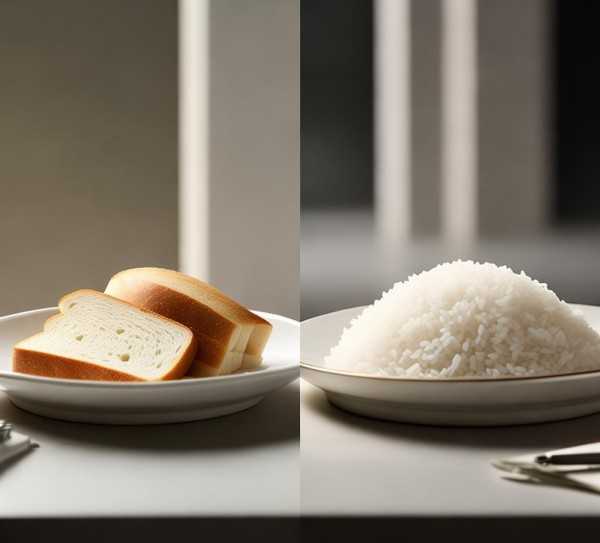 主食之选，面包还是米饭？揭秘谁更容易引发体重增加