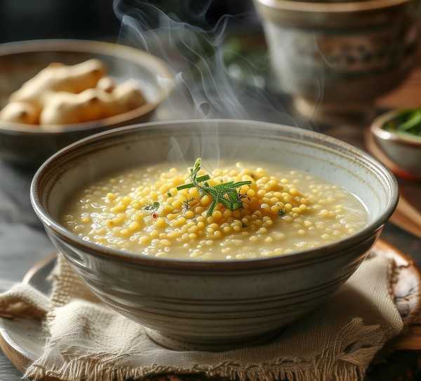 小米粥，揭秘其热量与营养，美味与健康两全的营养粥品