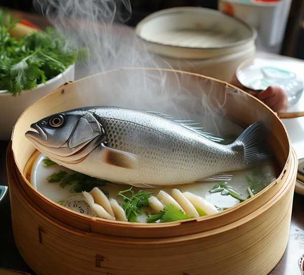 鲈鱼蒸至恰到好处，掌握最佳蒸制时间，尽享鲜美美味