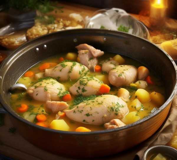 家常炖鸡肉新做法，美味与便捷一锅搞定