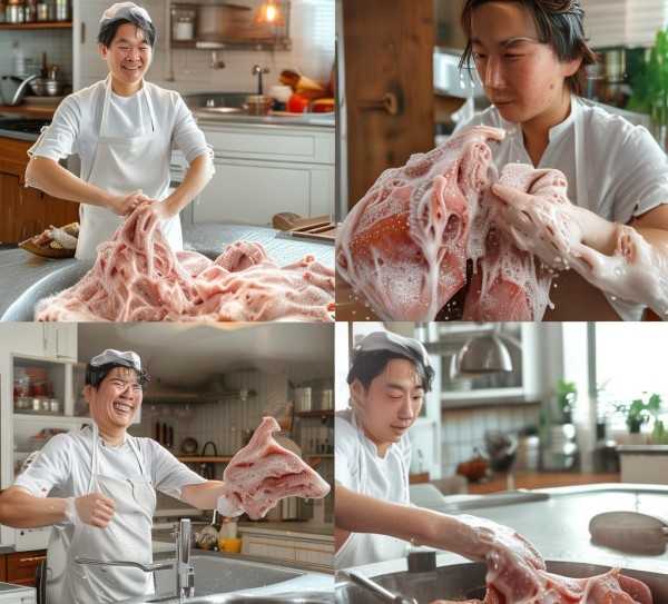 洗猪肚不求人，快速洁净秘诀大揭秘